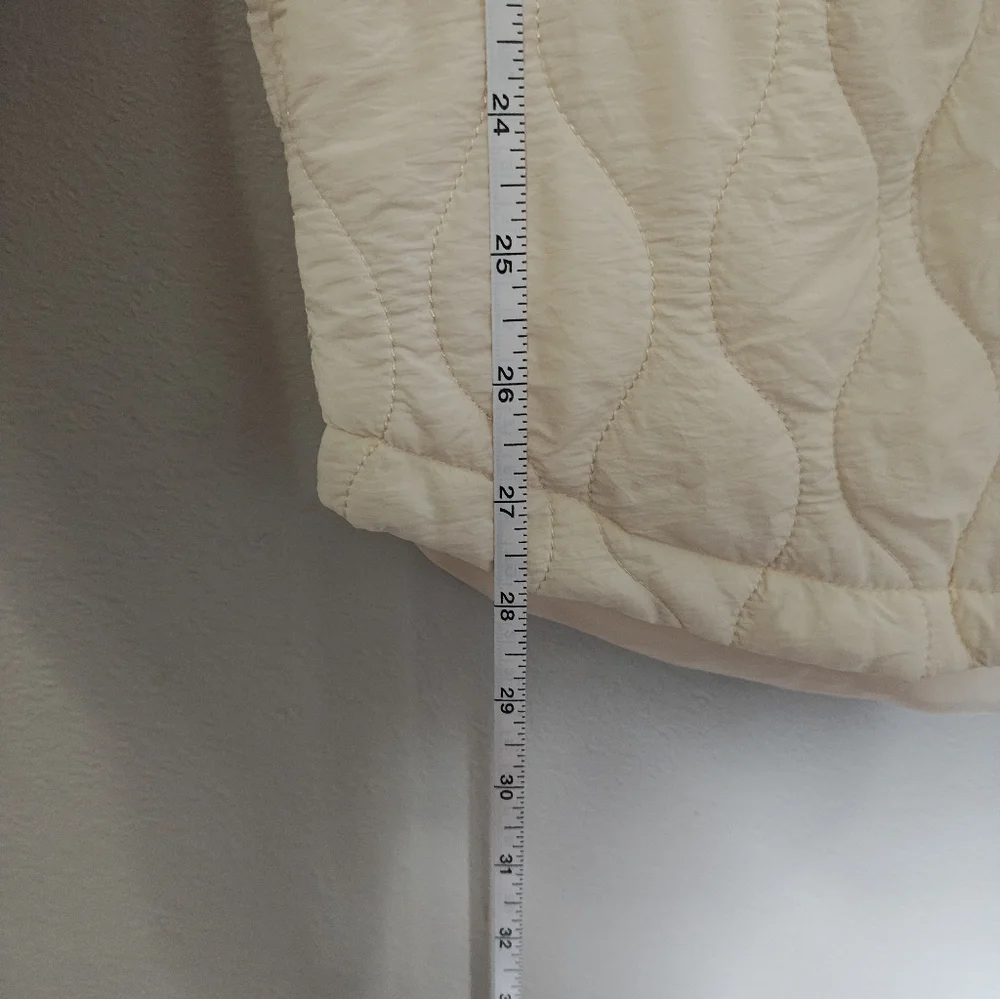 Topshop Quilted Cream Jacket - Picture 10 of 10